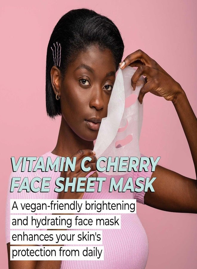 Vitamasques Korean Collagen Face Mask - Hydrating & Moisturizing Korean Sheet Mask with Lychee & Hyaluronic Acid – Vegan Facial Skincare for Firming, Plumping & Skin Care - 7 Pack - Image 3